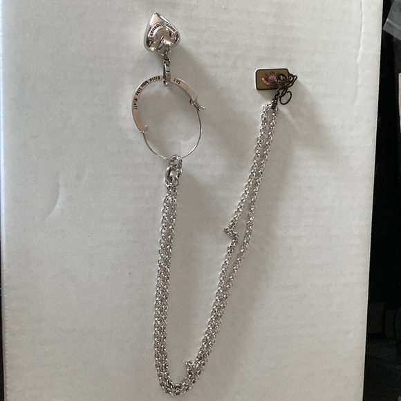 NWT Juicy Couture Silvertone necklace - Picture 5 of 5